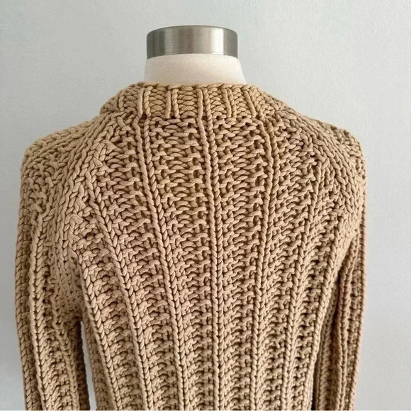 VINTAGE J. CREW HAND KNIT CHUNKY KNIT SWEATER S - Picture 8 of 10